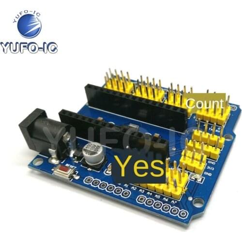 Free Ship 1PCS Uno R3 Nano Uno Multi-Purpose Expansion Board Electronic Bricks Compatible with Uno R3