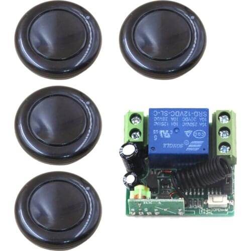 Free Shipping New DC 12V 1CH RF Wireless Remote Control Switch Remote Control Car Keyless Entry 315mhz 433mhz