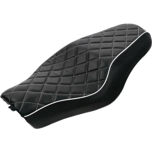 Motorcycle Black Driver Rear Passenger Seat Two up For Harley Sportster XL883 1200 Iron XR1200 Forty Eight SuperLow
