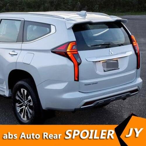 For Montero Sport Spoiler 2020-2016 Mitsubishi Pajero Sport Spoiler A-CK ABS plastic Material Car Rear Wing Color Rear Spoiler