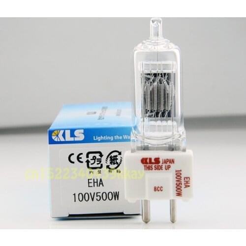 KLS EHA 100V500W GZ9.35 tungsten halogen lamp Optical PG grinding bulb Curved grinder light