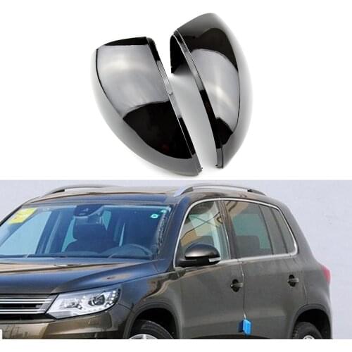Rearview Mirror Cover Cap Carbon Fiber / Black For vw Tiguan 2008 2009 2010 2011 2012 2013 2014 2015,for Seat Alhambra 2011-2020