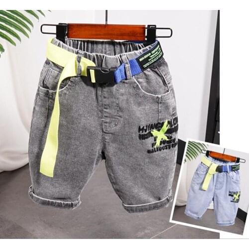 Summer Infant Jeans Shorts For Boy Cool Style Denim Boys Panties Jeans Shorts For Children Denim Shorts 2-7Year