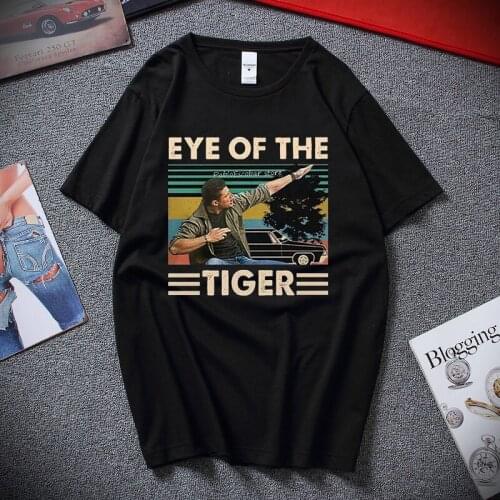 Best seller Dean Winchester Supernatural Eye Of The Tiger Vintage Retro , Gift For Menwomen Hot Summer Casual Tee Shirt