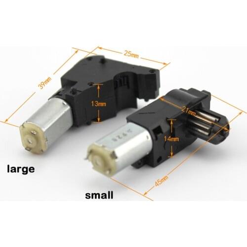 Miniature Geared DC Motor Small Mini Motor 3V 5V Black Digital Camera Geared Motors for DIY Toy