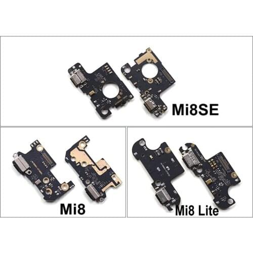 New USB Charge Board & Microphone Module For Xiaomi Mi8 / Mi8 Lite / Mi8SE Charging Port Dock Flex Cable Repair Parts