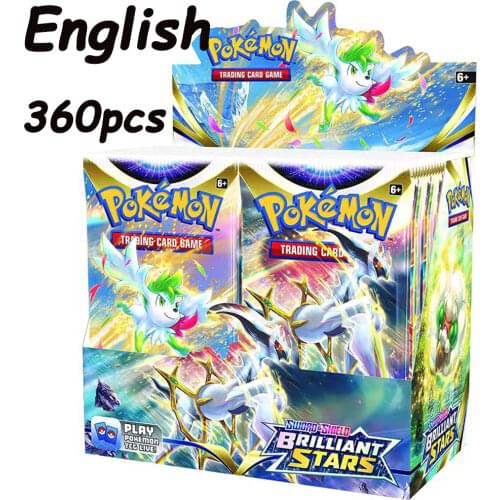 Pokemon 324 360 pcs/set Cards Toys Spanish Trading Card Game Sun&Moon Collection Box Card Energy Trainer Tag Team