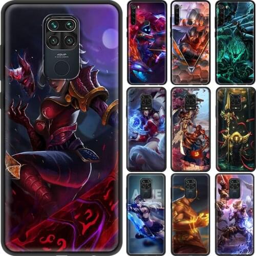 Shockproof Coque for Redmi Note 10 Pro MAX Note 9 Power 9T 9S 8 8T Luxury Case 9C 8A 7A Pro Shell Fundas LOL Game