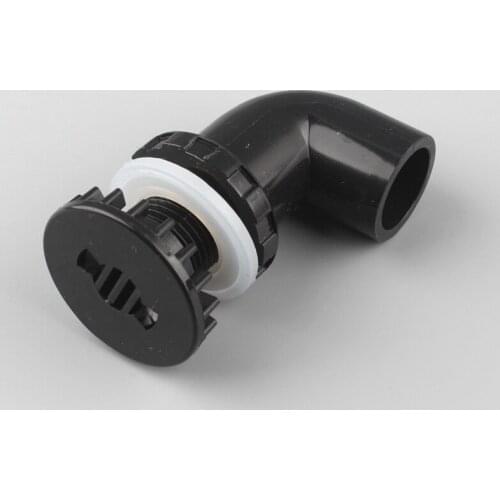 20Mm Elbow Fish Tank Drainage Accessories Water Pipe Connector PVC Aquarium Seafood Pond Filtration Adapter Thickened Pipe Wall