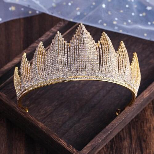 Wedding Bridal Mermaid Crowns and Tiaras Princess Crown for Girls Queen Gold Pageant Crowns for Women Bride Luxury Hair Jewelry