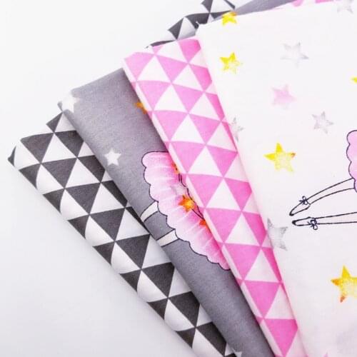 New Arrival Fat Quarters Cotton Twill Fabric Patchwork DIY Sewing Quilting Material Crafts Cloth For Home Textile Bedding Pillow