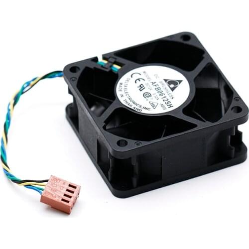 For Delta afb0612sh 6025 6cm 12V 0.32A four wire temperature control power cooling fan