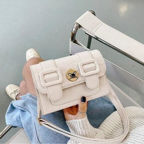 Western style crocodile pattern bag women 2020 new Cambridge bag fashion casual all-match one shoulder messenger small square ba
