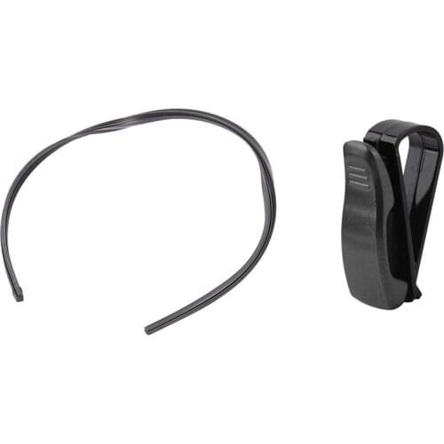 1 Pcs Silicone 28 Inch 6mm Vehicle Replacement Wiper Blade Refill & 1 Pcs Car Clamp Clip Holder Sunglasses Billet Card