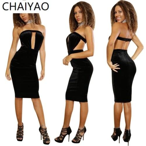 17F88041 Autumn Solid Color Hollow Tube Dress Breathable Women Clothing Womens Midi Dress Plus Size Women Hot Sexy Skinny Outfit