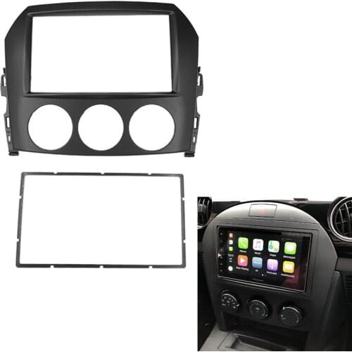 2 Din Car Radio Fascia for Mazda MX-5 MX5 Miata DVD Stereo Frame Plate Adapter Mounting Dash Installation Bezel Trim Kit
