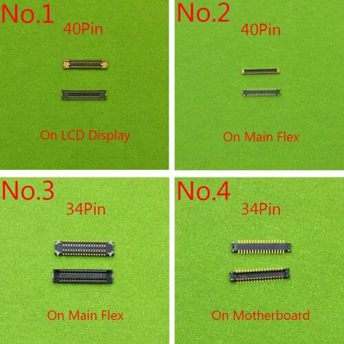 LCD Display FPC On Board For Samsung Galaxy A30 A305 DS FN G GN YN A50 A505 A50S A507 A5070 Screen Connector Flex 34pin 40pin