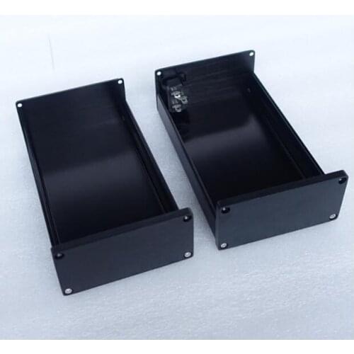 Hot sale 0905 Black Full Aluminum Audio Amplifier Enclosure/ Mini AMP Case/ Preamp Box/ PSU Chassis