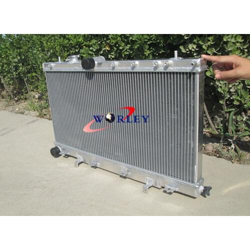 3row 40MM for Subaru Impreza WRX STI GG GD 1.6L/2.0L/2.5L 02-07 06 Aluminum Radiator