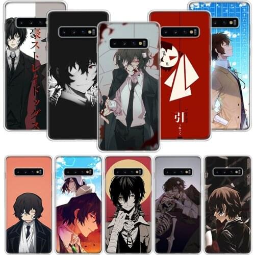 Anime Bungou Stray Dogs Dazai Osamu Phone Case For Samsung Galaxy S10 S20 S21 S9 S8 S7 Note 10 20 9 8 FE J4 J6 Ultra Plus Lite P