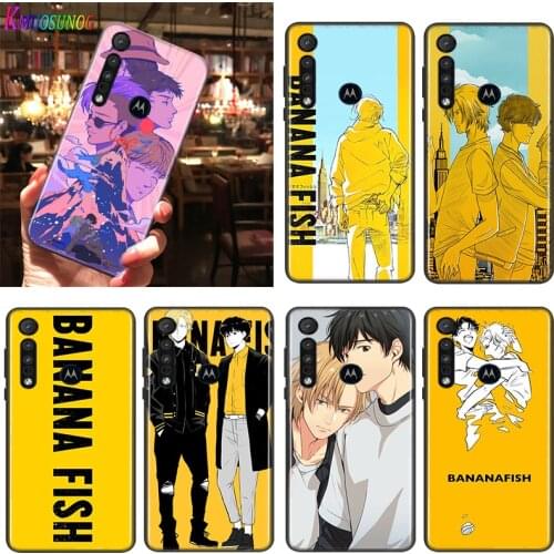 Anime Cartoon Banana Fish For Motorola One Marco Hyper Fusion Plus G9 G8 G 5G E7 E6 Edge Plus Play Power Lite Phone Case