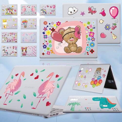 For Huawei MateBook X 2020 /MateBook (13/14/D14/D15) /MateBook 13 AMD 2020 Anti-fall Scratch Resistant Cute Cartoon Laptop Case