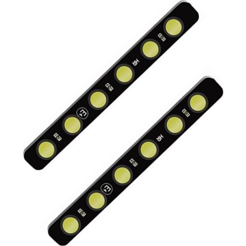 SUNKIA 2Pcs/Pair LED Day Lights 100% Waterproof 6 Pcs High Power Daytime Running Lamp with Len Super Bright DRL