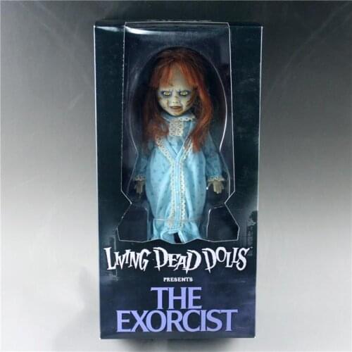 10inch 26cm Mezco Horror Living Dead Dolls The Exorcist Joint Movable Action Figure Toy Horror Halloween Gift