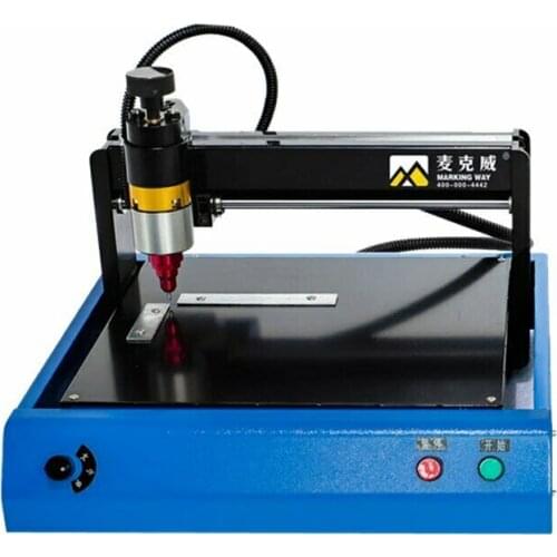 Electric Smart Metal Marking Printer CNC 2015 3020 Nameplate Cutting Plotter Code Machine