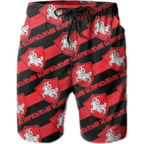 Hawaii Pants Causal R299 Breathable Quick Dry Funny NoveltyCasual Belarus Protest Anti Lukashenko Pogonya Flag Essential