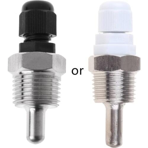 Thermowell Immersion Sleeve Pocket Stainless Steel 304 BSP 1/2" for Max 6mm Wire PT100 PT1000 NTC10K NTC50K Pipe L30-L200mm