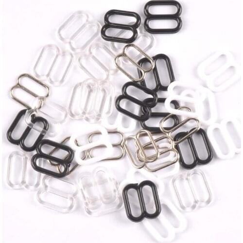 100pcs Round Square Oval Metal/plastic Buckles for Hair DIY Jewelry Accessories Wedding Card Ribbon Decorative Buckles cp2407