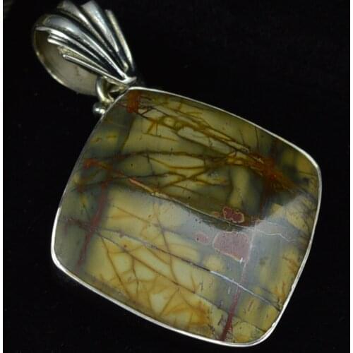 Hand make CHERRY CREEK Pendant 100% 925 Sterling Silver, 48.2 mm , AP6159