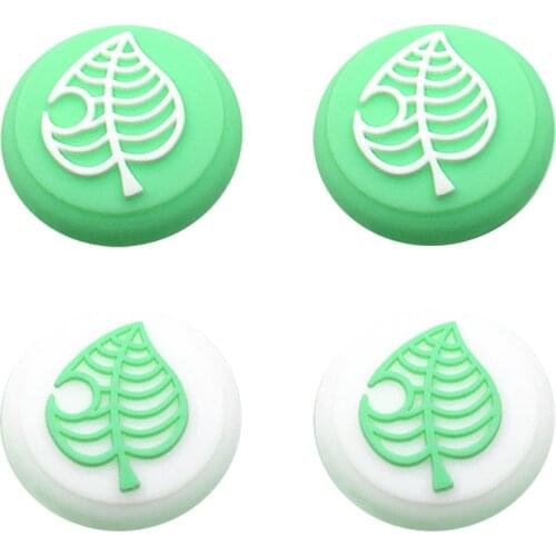 4pcs Silicone Thumb Grips Analog Stick Covers for Nintendo Switch Switch Lite Console Controller Thumbstick Caps