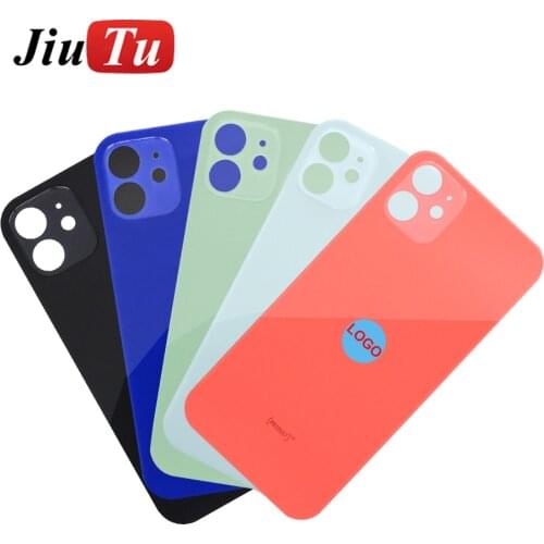 For iPhone 12 12 Pro 11 11promax X XR Battery Rear Glass Cover Big Hole EU Back Cover Rear Glass Replacement Repair
