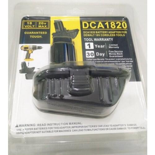10 Piece CE DCA1820 20V Max to 18V Battery Converter Adapter for Dewalt Battery Cordless Drill(ONLY Adapter)