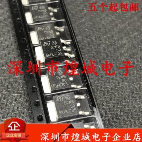 5PCS D2NB80 STD2NB80 TO-252 800V 1.9A