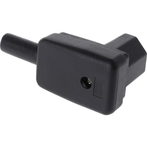 90 Degree Angled IEC 320 C13 Female Plug AC 10A 250V Power Cord Cable Connector Q1JC
