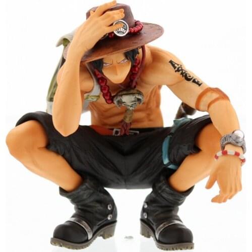 Ace PVC Action Ace Fire Devil Fruit Figure Toy Anime Mera Mera no Mi Model Toy Figurine Juguetes