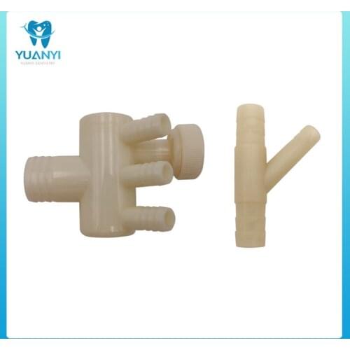 Tooth chair adaptor drain Dental chair accessories has three connections and many connections drain pipe tooth chair sewer