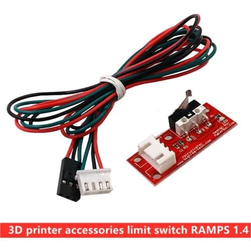 3D printer accessories Ends mechanical limit switch RAMPS 1.4 with individual packaging red