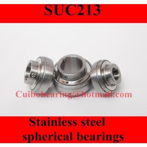 Freeshipping Stainless steel spherical bearings SUC213 UC213