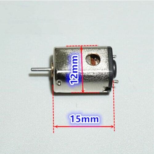DC 1.5V-3.7V Micro N20-19055 Electric Toy Motor NdFeB Strong Magnetic Miniature High-speed 31500RPM with Cooling Hole