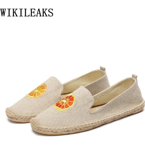 Espadrilles Women Loafers Casual Shoes Women Designer Shoes Brand Canvas Shoes Women Sepatu Slip On Pria Zapatos De Mujer Buty