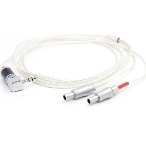 Hifi audio Silver plated 5N OFC 3.5mm connector Cable Headphone Earphone cable