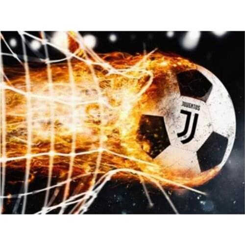 Football Exquisite Living Room Decoration 5D DIY Square Round Diamond Painting Cross stitch Mosaic Rhinestone Embroidery XN1004