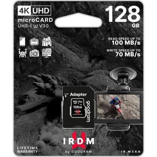 Micro SD Memory Card with Adaptor GoodRam M3AA