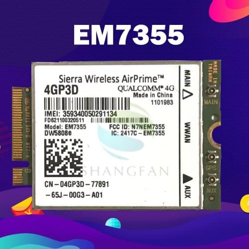 Sierra Gobi5000 EM7355 DW5808e LTE/EVDO/HSPA+42Mbps NGFF 4G Venue 11 Pro Latitude 14 12 11 AirPrime WLAN Card