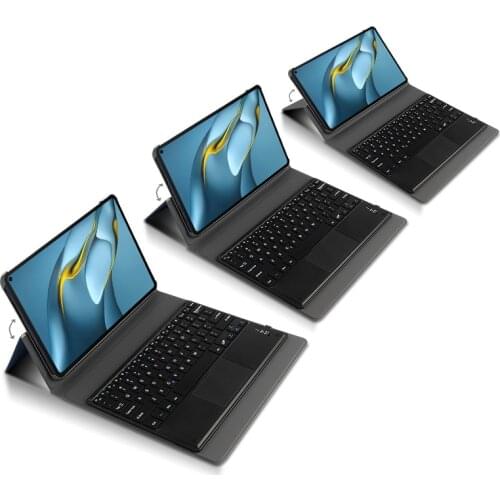 Keyboard Case For HUAWEI Matepad Pro 10.8" 2021 MRR-W29 Tablet Bluetooth Keyboard Protective Cover PU Leather Stand Case Shell