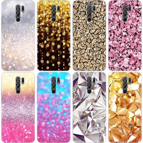 Beautiful Heart diamond Silicone Case for Xiaomi Redmi Note 10 9 Pro Max 10S 9S 8T 8 8A 9 9A 9C 9T K40 Pro 5G Soft Cover